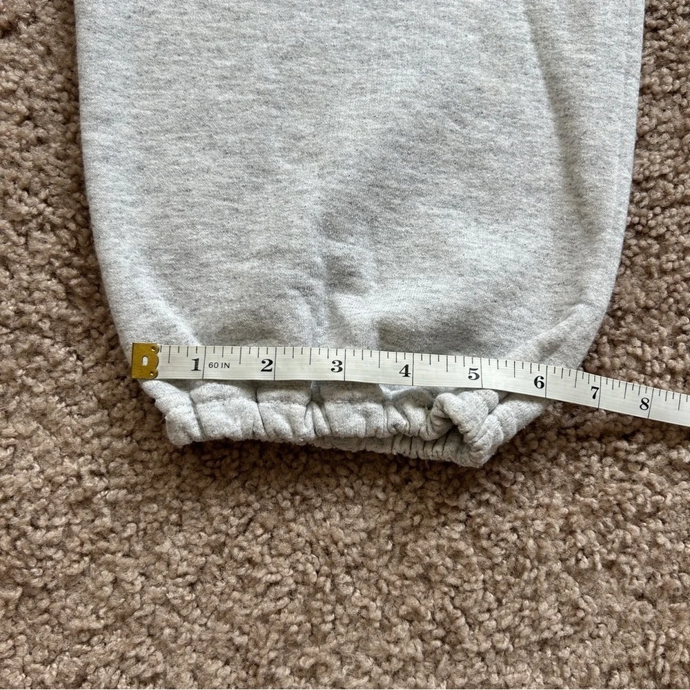 Gildan Happy Mind Happy Body Gray Jogger Sweatpants Size Large